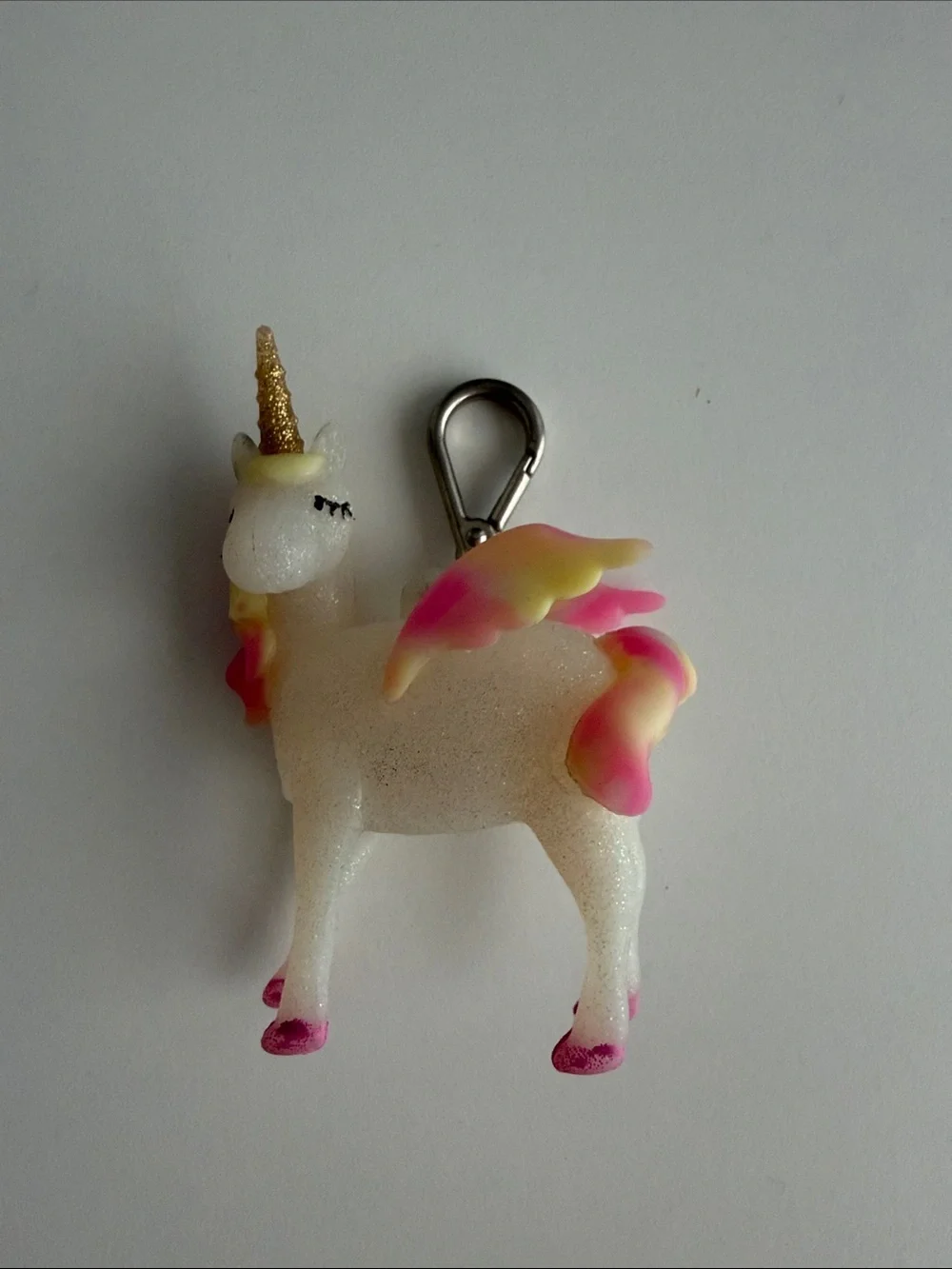 Bath & Body Works - Full Unicorn - Hand Sanitizer Holder - Glitter - Rainbow